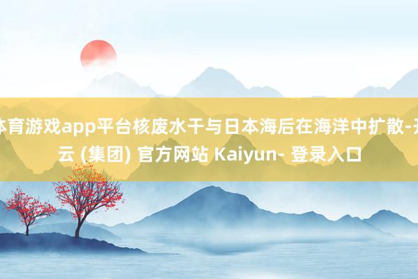 体育游戏app平台核废水干与日本海后在海洋中扩散-开云 (集团) 官方网站 Kaiyun- 登录入口