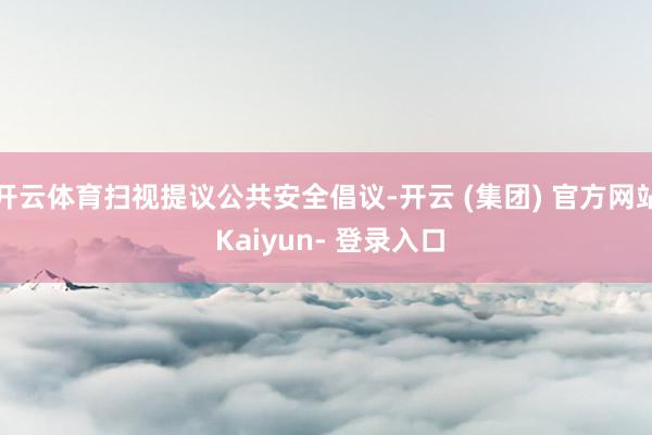 开云体育扫视提议公共安全倡议-开云 (集团) 官方网站 Kaiyun- 登录入口