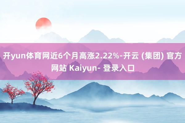 开yun体育网近6个月高涨2.22%-开云 (集团) 官方网站 Kaiyun- 登录入口